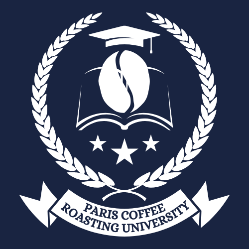 Logo de Paris Coffee Roasting University, centre de formation café certifié SCA